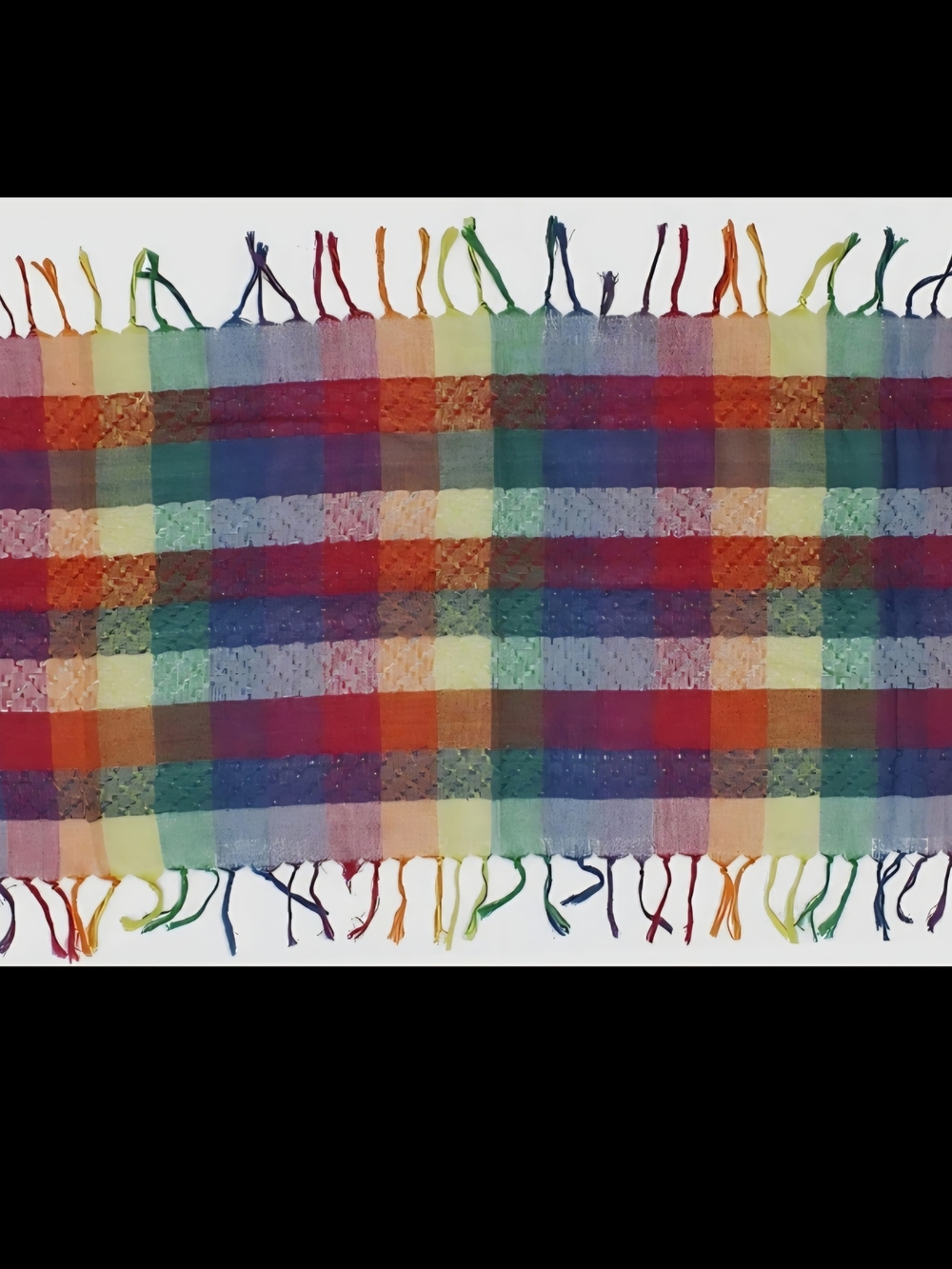 Corydon Rainbow Keffiyeh Tahrir Scarf 13" by 39"